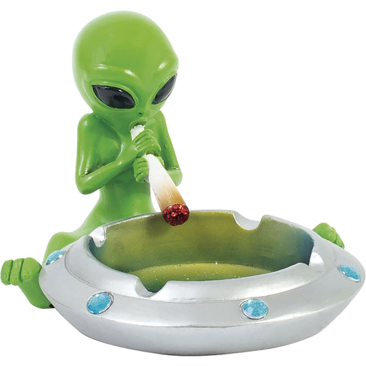 Fujima - Ashtray - 4ct - Smoking Alien