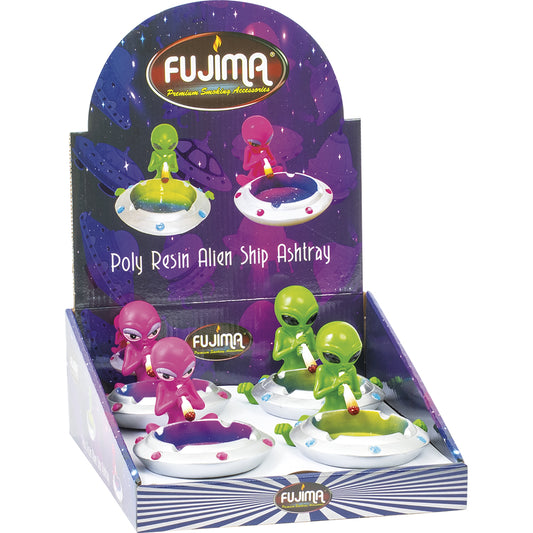 Fujima - Ashtray - 4ct - Smoking Alien