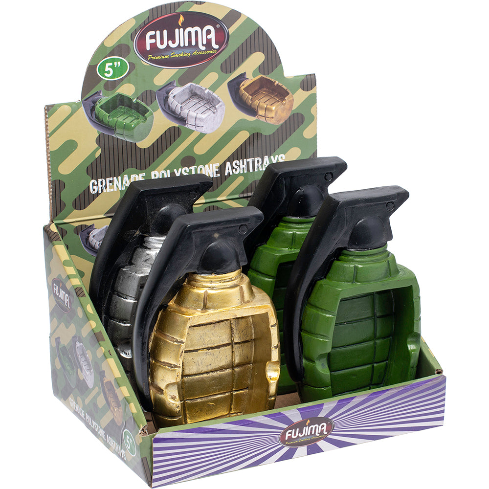 Fujima - Ashtray - 4ct - Poly Grenade
