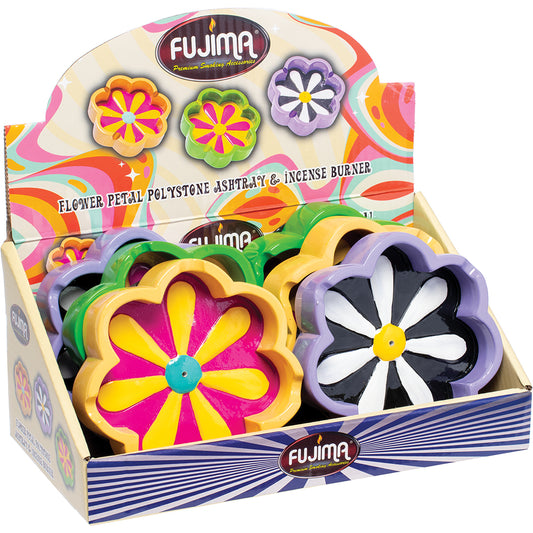 Fujima - Ashtray - 6ct - Flower Petal Burner