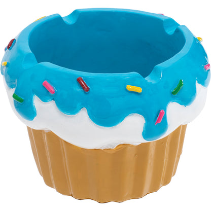 Fujima - Ashtray - Cupcake Polystone - Asst - 4ct [ LT418 ]