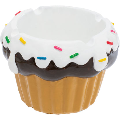 Fujima - Ashtray - Cupcake Polystone - Asst - 4ct [ LT418 ]