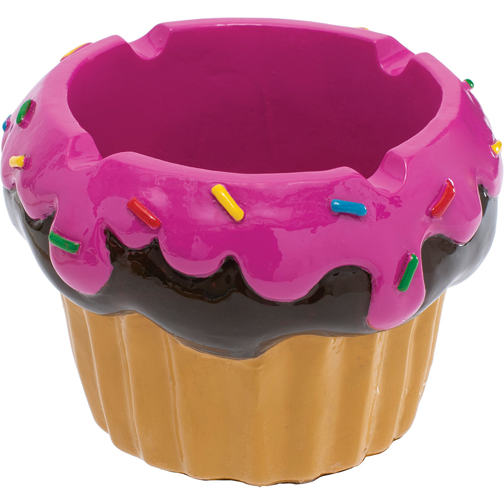 Fujima - Ashtray - Cupcake Polystone - Asst - 4ct [ LT418 ]