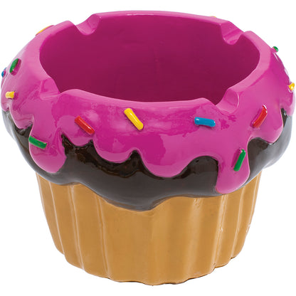 Fujima - Ashtray - Cupcake Polystone - Asst - 4ct [ LT418 ]