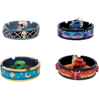 Fujima - Ashtray - 4ct - Dragon Snake Skull