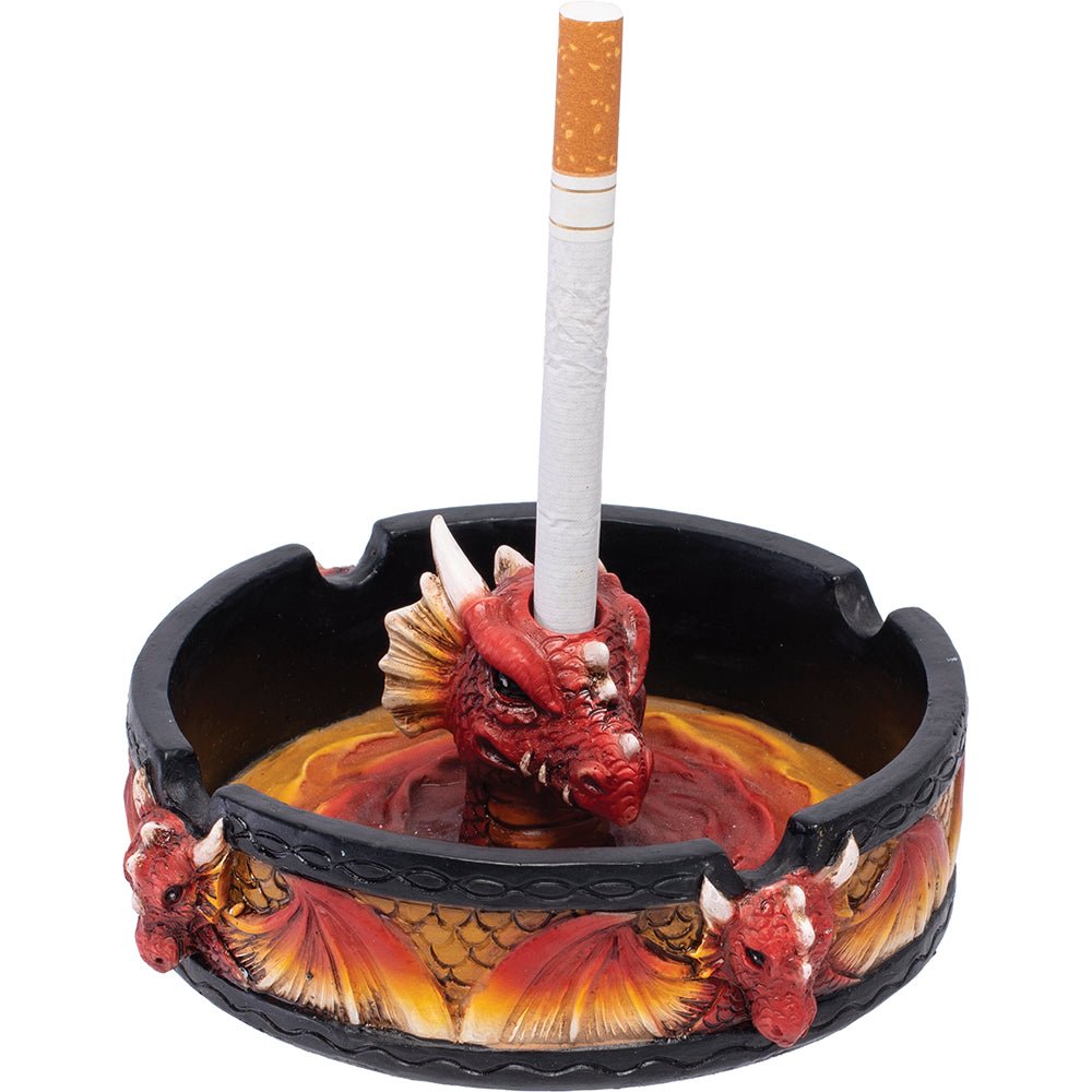 Fujima - Ashtray - 4ct - Dragon Snake Skull