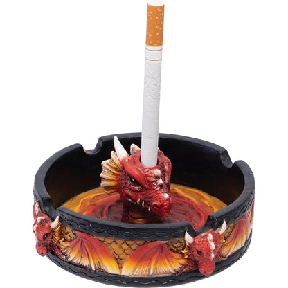 Fujima - Ashtray - 4ct - Dragon Snake Skull