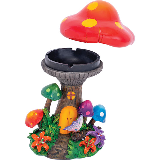 Fujima - Ashtray - 9.5" Large Mushroom Forest [ LTC22 ]