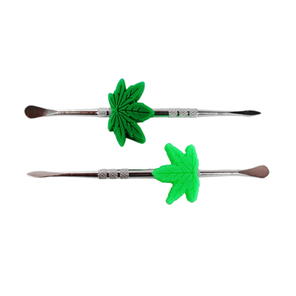 Dab Tool - 30ct - Leaf Stainless