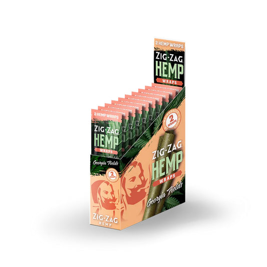 Zig Zag - Hemp Wraps - Georgia Fields - 2pk - 25ct [ 2607F ]