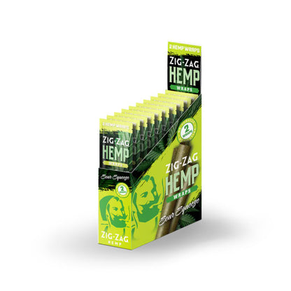 Zig Zag - Hemp Wraps - 2pk - 25ct