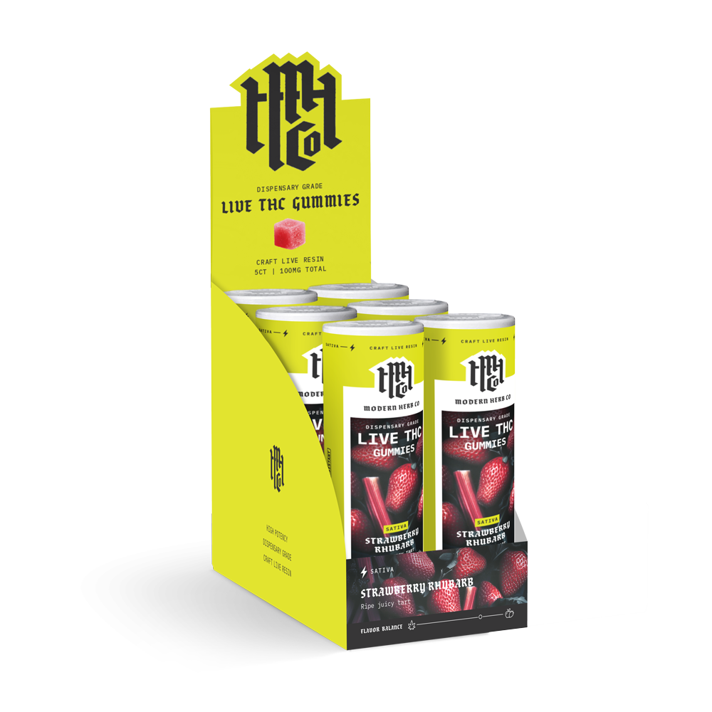 Modern Herb Co - 100mg Live Resin D9 THC Gummies - 5pk - 6ct