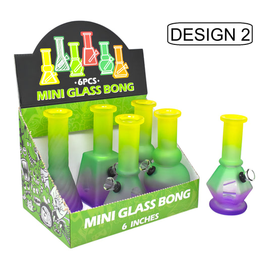 WP - 6" Bubble Neck Prism - D2 TriColor - 6ct [ M2863 ]