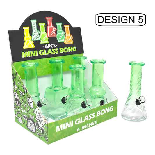 WP - 6" Bubble Neck Prism - D5 Clear - 6ct [ M2866 ]
