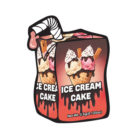 Mylar Bags - 50ct - 3.5g Die Cut Ice Cream Cake