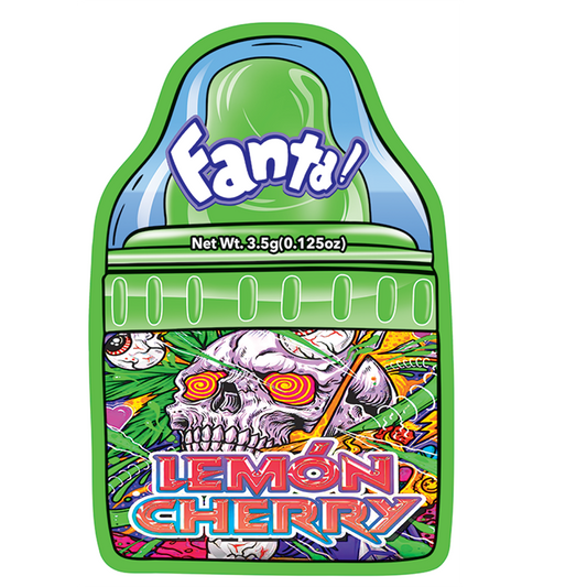 Mylar Bags - 50ct - 3.5g Die Cut Lemon Cherry