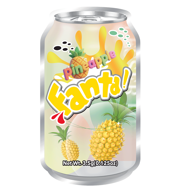 Mylar Bags - 50ct - 3.5g Die Cut Fant Pineapple