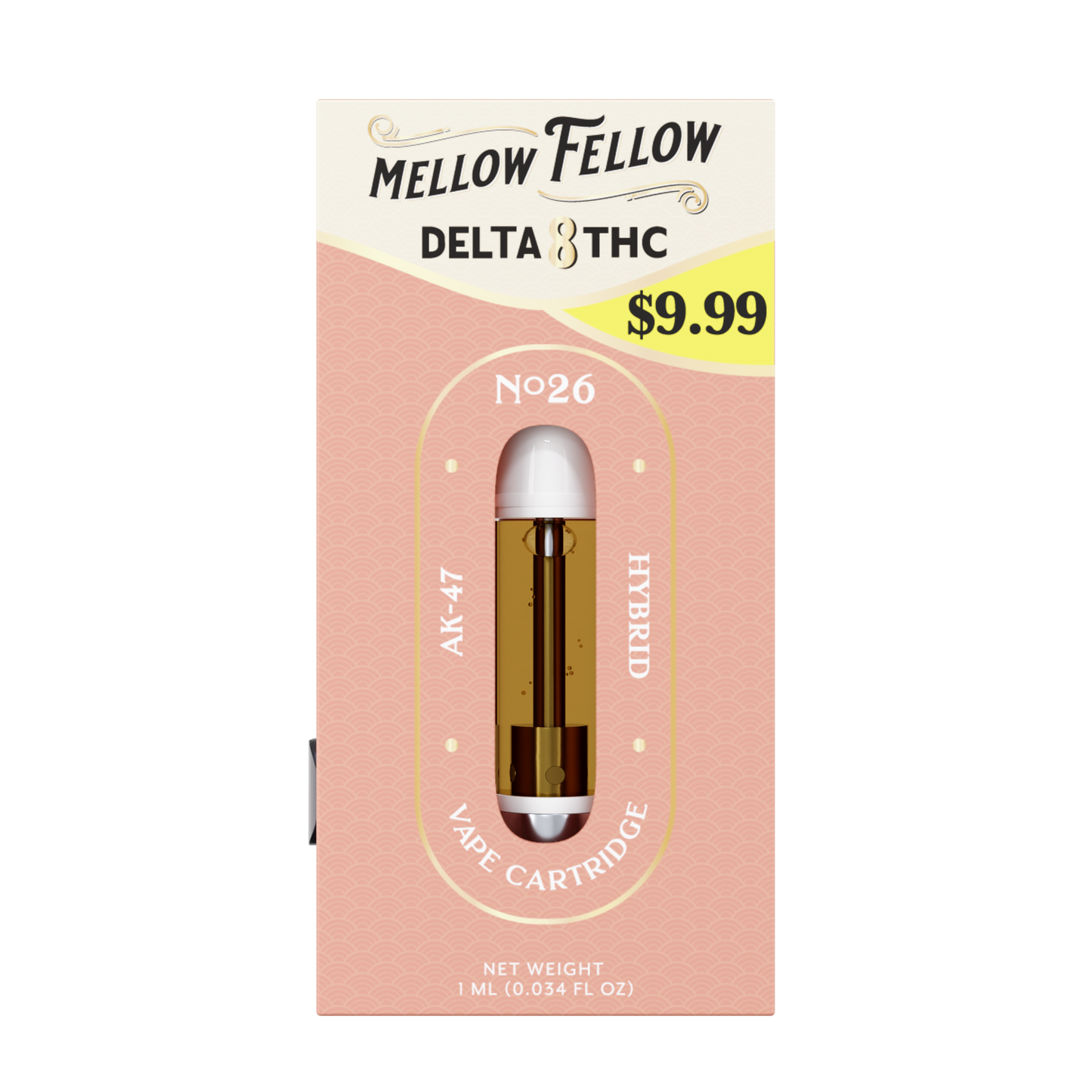 Mellow Fellow - 1g D8 Cart ($9.99) - 6ct