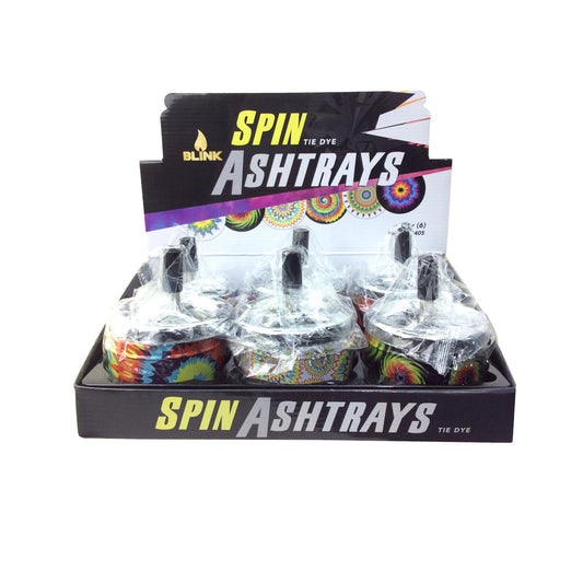 Blink - Ashtray - Spinning Tie Dye - 6ct