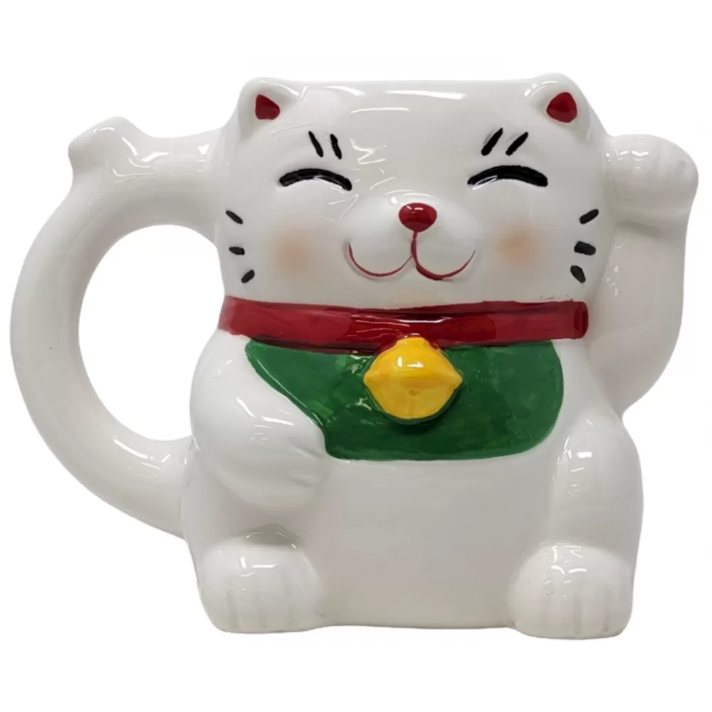 High Point Mug Pipe - Lucky Cat