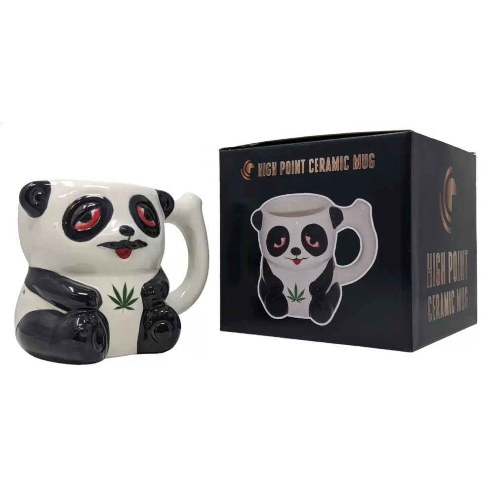 High Point Mug Pipe - Stoned Panda