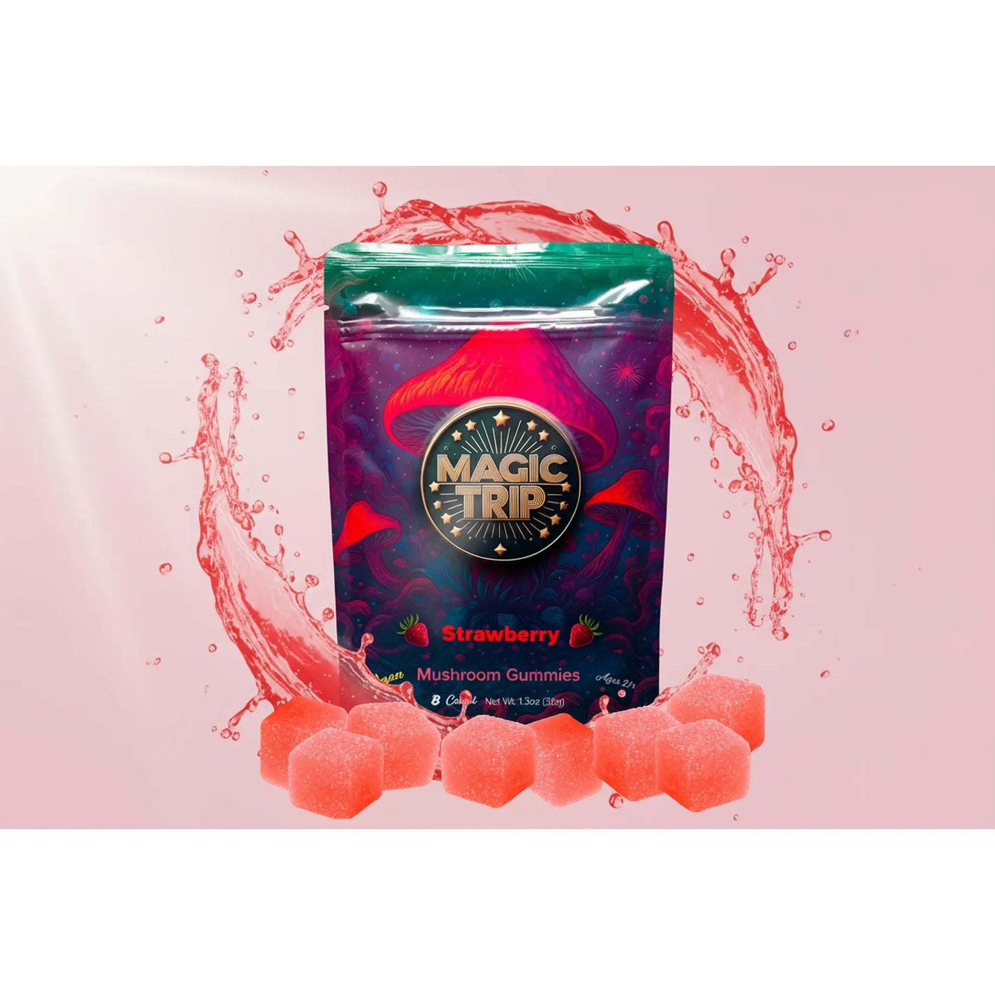 Magic Trip Mushroom Gummies - 8pk - 10ct