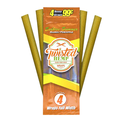 Twisted Hemp Wraps - 4pk - 15ct