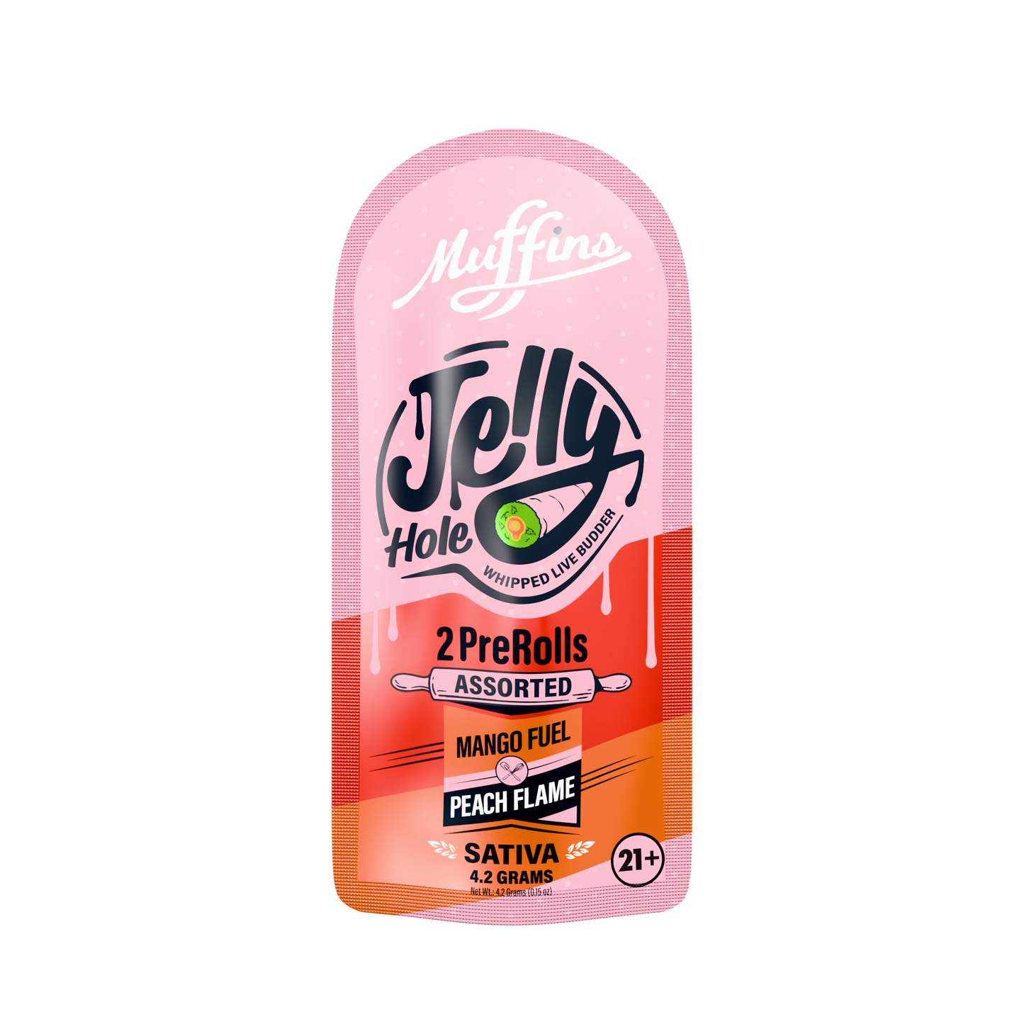 Muffins - 4.20G Jelly Hole THC-P Pre-Rolls - 2pk - 10ct