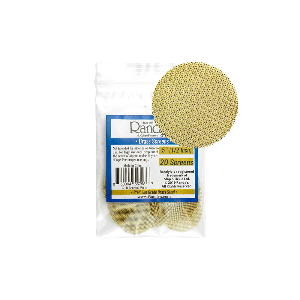 Randy's Screens - 0.5" Brass - 20pk - 36ct