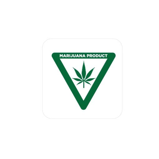 Labels - Marijuana Product - 0.5" x 0.5" - 1000ct