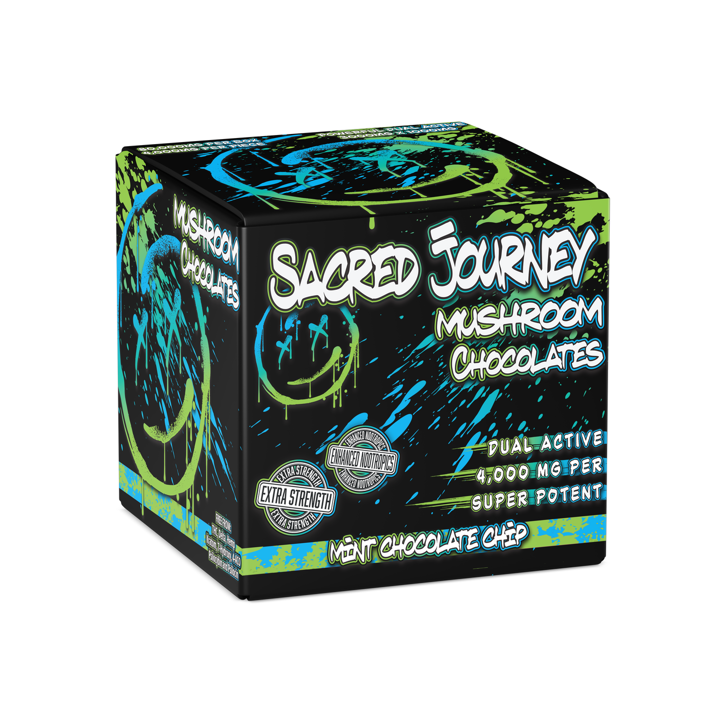 Sacred Journey Extra Strength Mushroom Chocolate Singles - 20ct