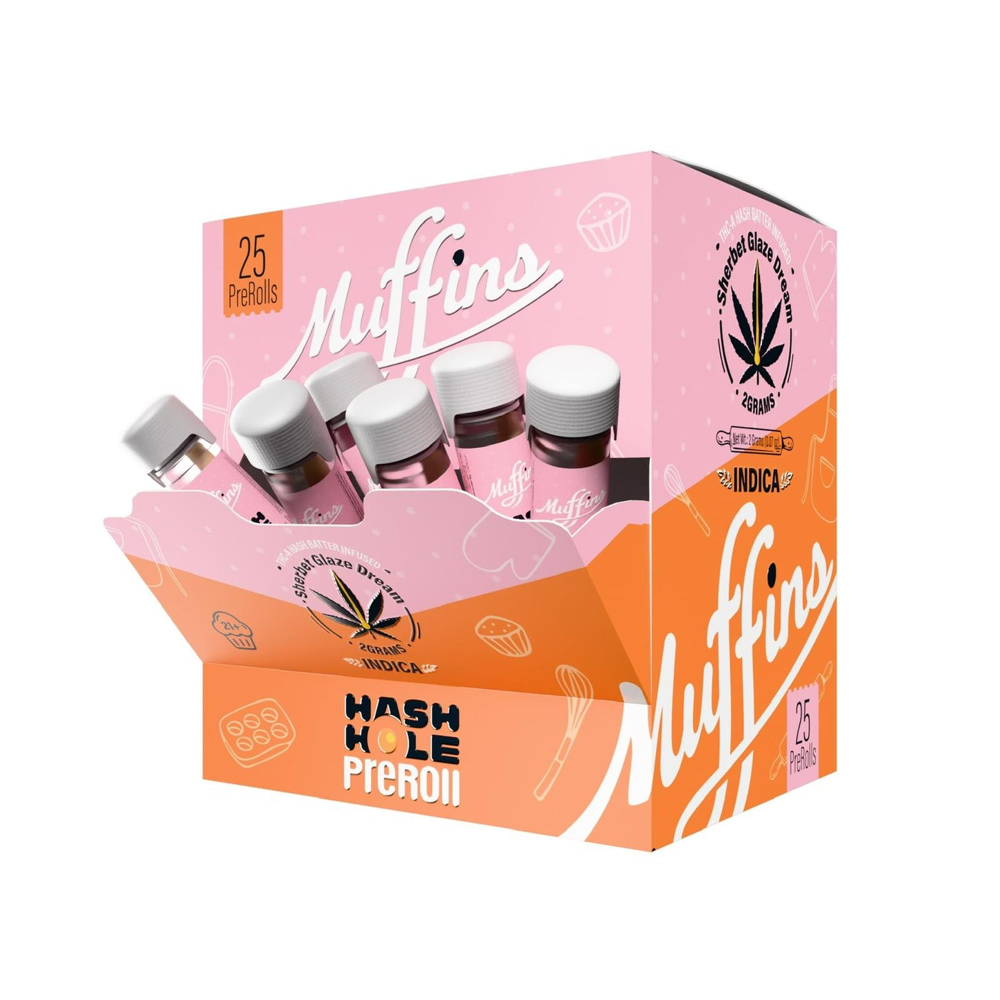 Muffins - 2g Hash Holes - 25ct