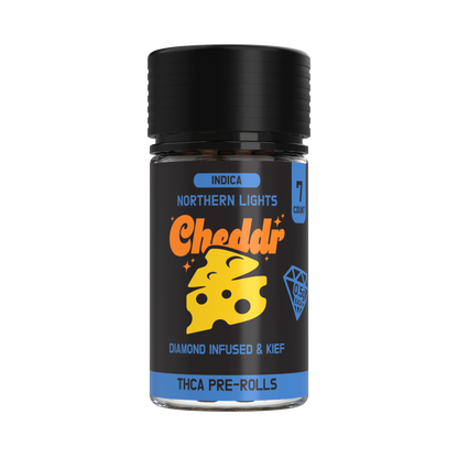 Cheddr .5g Diamond Infused & Kief Pre-Rolls | 7pk - 6ct