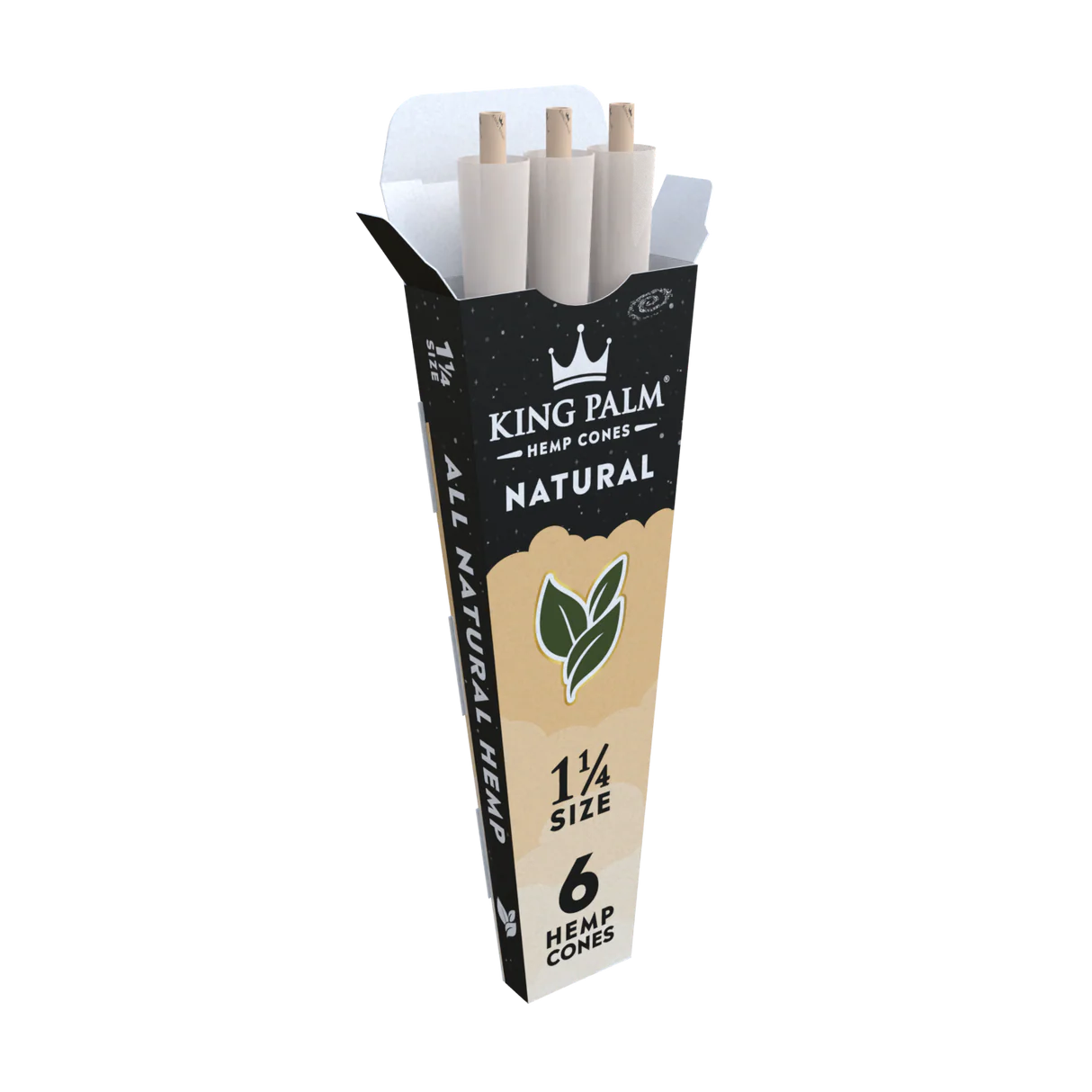 King Palm - Hemp Cones - 1 1/4 - 6pk - 30ct