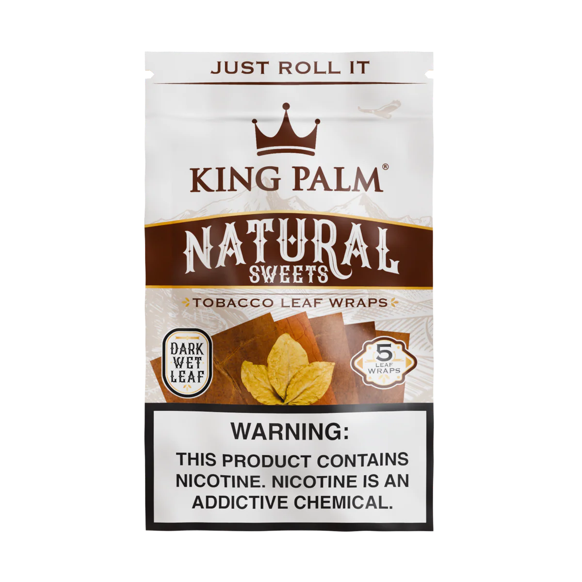 King Palm - Tobacco Leaf Wraps - 5pk - 8ct