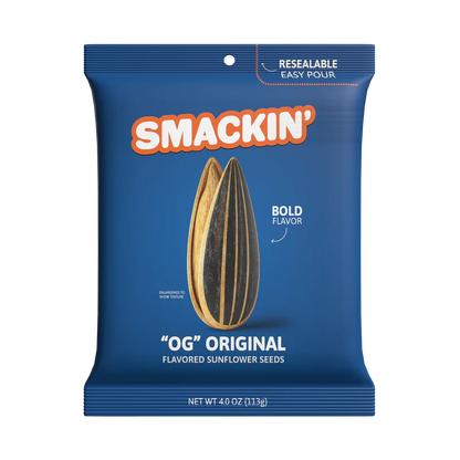 Smackin' Sunflower Seeds - 4oz Bag - 12ct