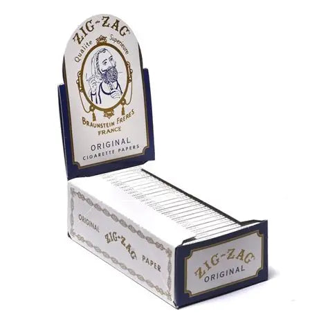 Zig Zag - Papers - White - Single Wide - 24ct