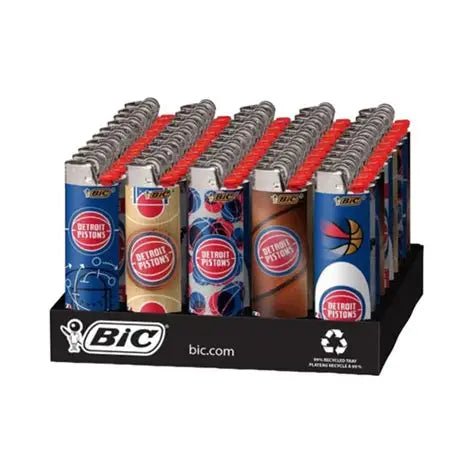 Bic - Lighters - Detroit Pistons - 50ct