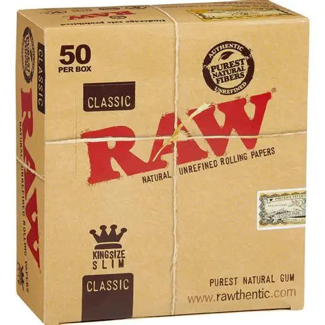 Raw - Classic Papers - King Slim - 32pk - 50ct