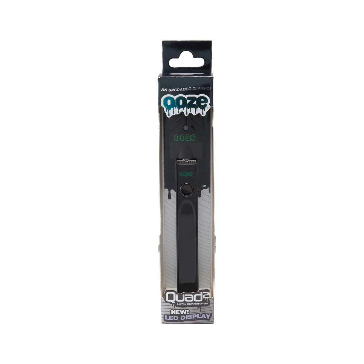 Ooze - Quad 2 - 500mAh Digital Square 510 Vape Batteries