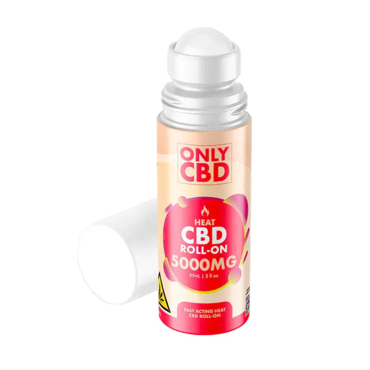 Only CBD - 5000mg CBD Roll On - 3oz - Heating