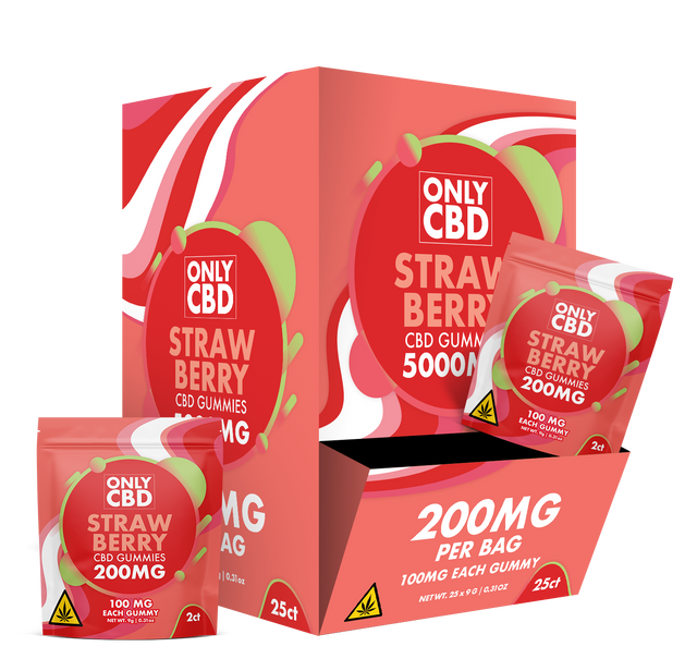 Only CBD - 100mg CBD Gummies - 2pk - 25ct