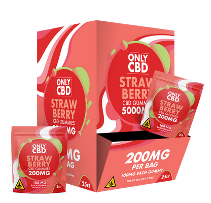 Only CBD - 100mg CBD Gummies - 2pk - 25ct