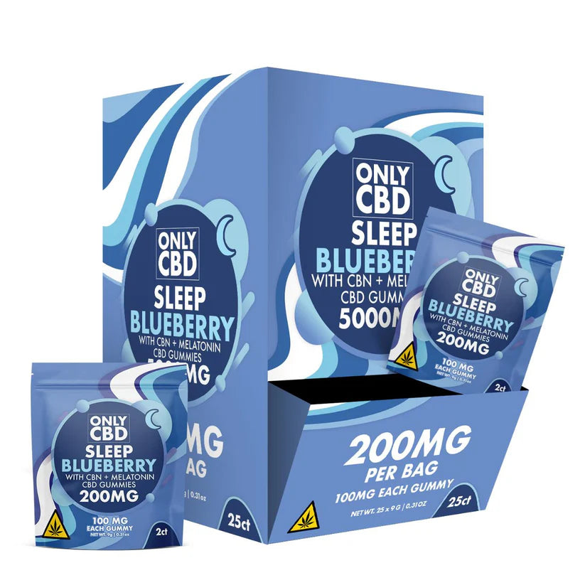 Only CBD - 100mg CBD Sleep Gummies - 2pk - 25ct