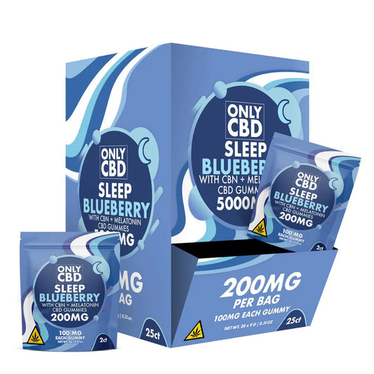 Only CBD - 100mg CBD Sleep Gummies - 2pk - 25ct