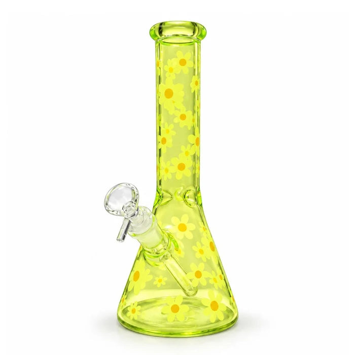WP - Fluorescent Sun Flower Beaker - Assorted Colors