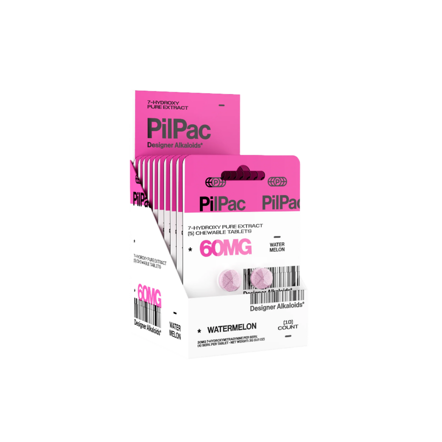 Pilpac - 60mg 7-OH Tabs - 5pk - 10ct