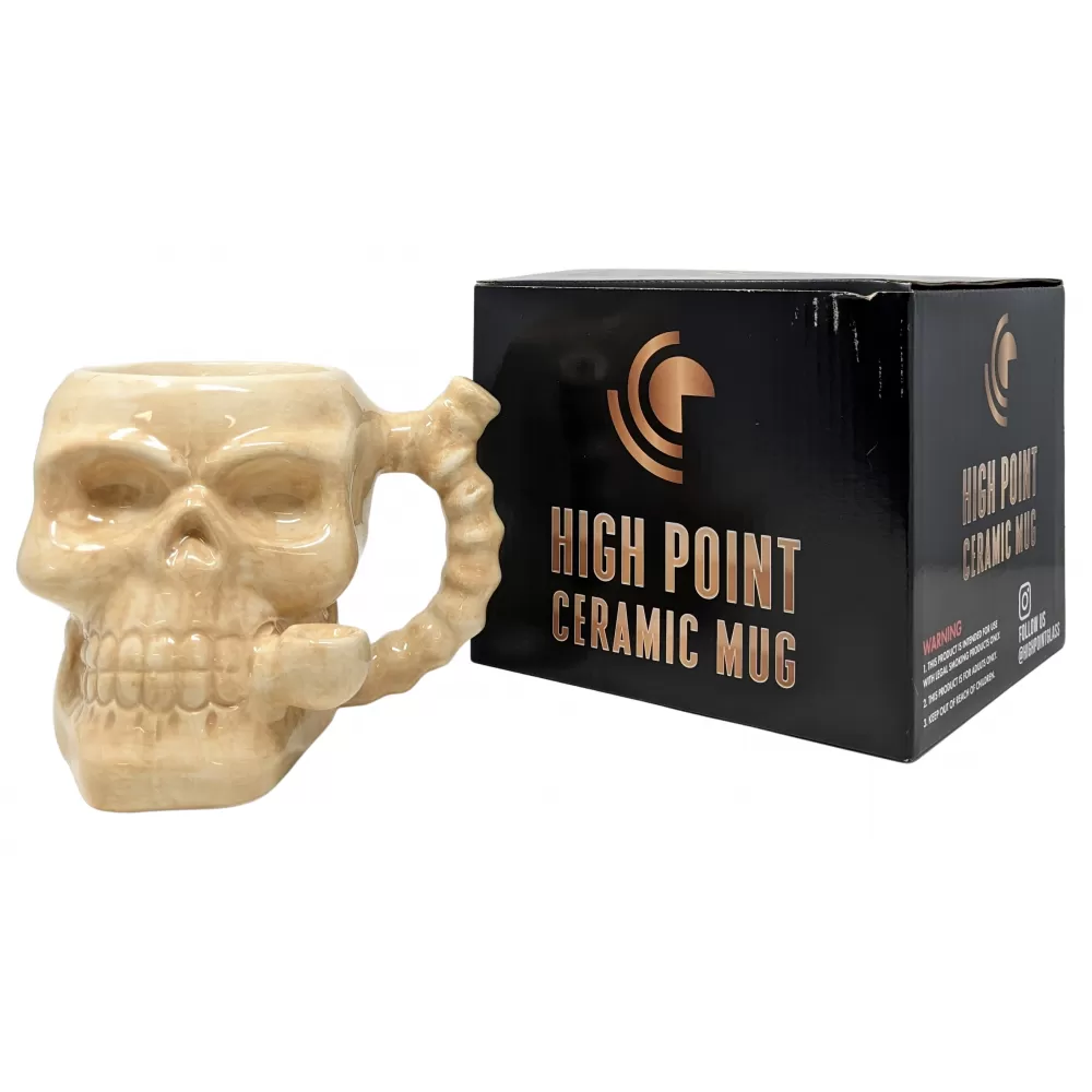 High Point Mug Pipe - Skull