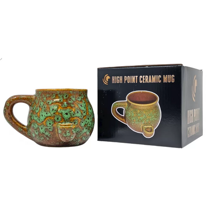 High Point Mug Pipe - Glazed Artwork