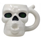 High Point Mug Pipe - White Skull